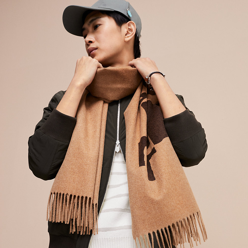 【HERMES】マフラー Velky lov HERMES】マフラー Velky lov (HERMES/マフラー) H394055T 02